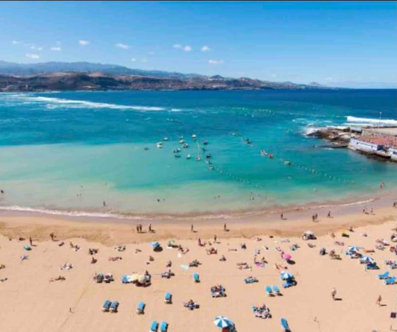 2 Bedrooms Flat 50 Mts Away From Las Canteras Beach Las Palmas de Gran Canaria Eksteriør billede